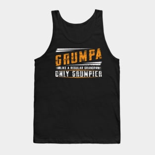 Grumpa Like A Regular Grandpa Only Grumpier Costume Gift Tank Top